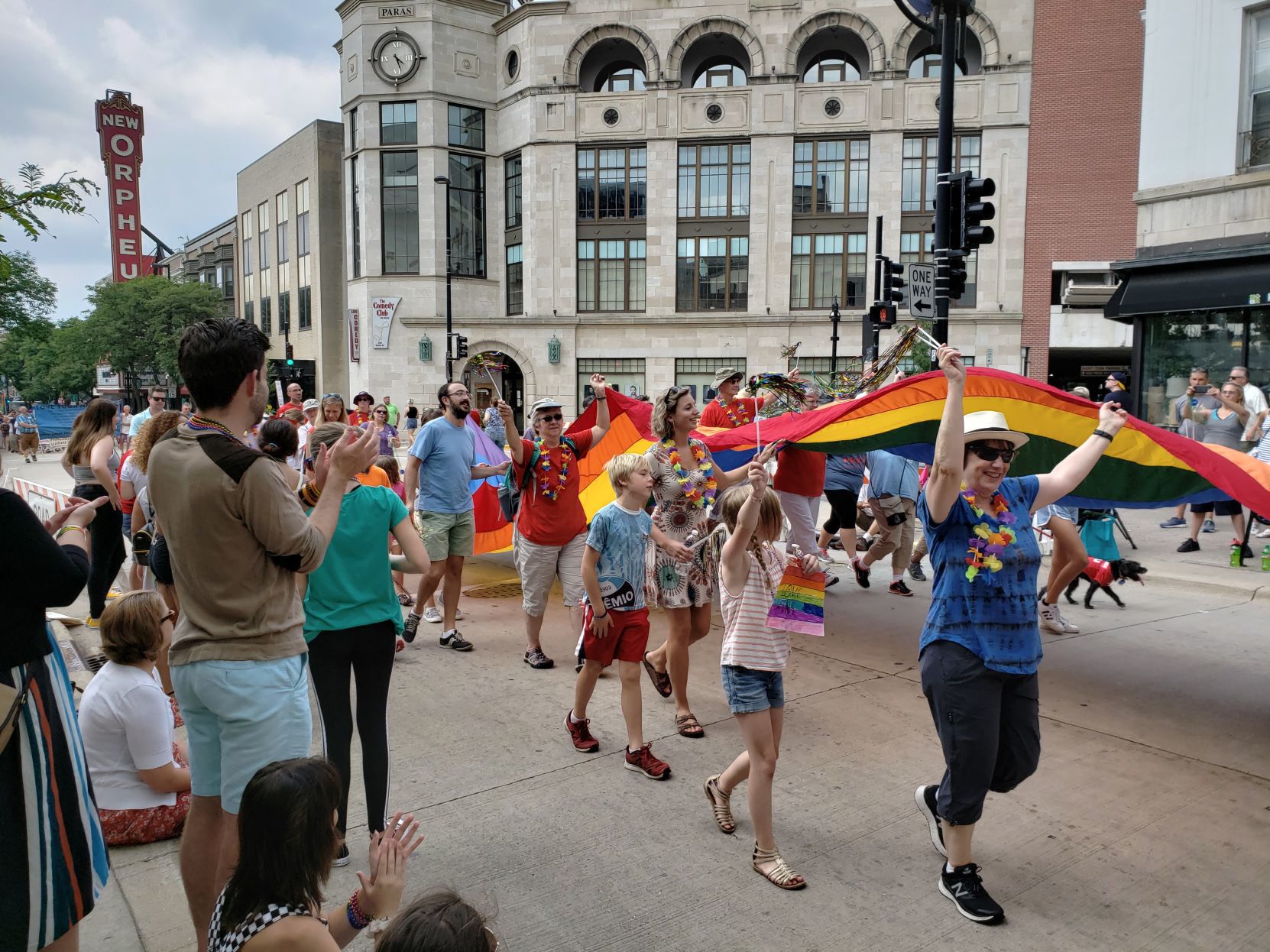 Pride Parade in Madison, 2018